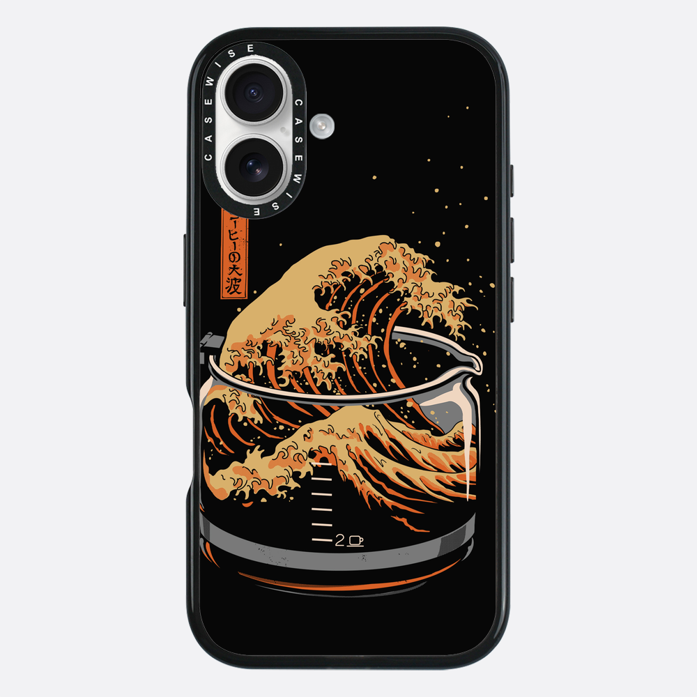 the great wave of coffee - Etui