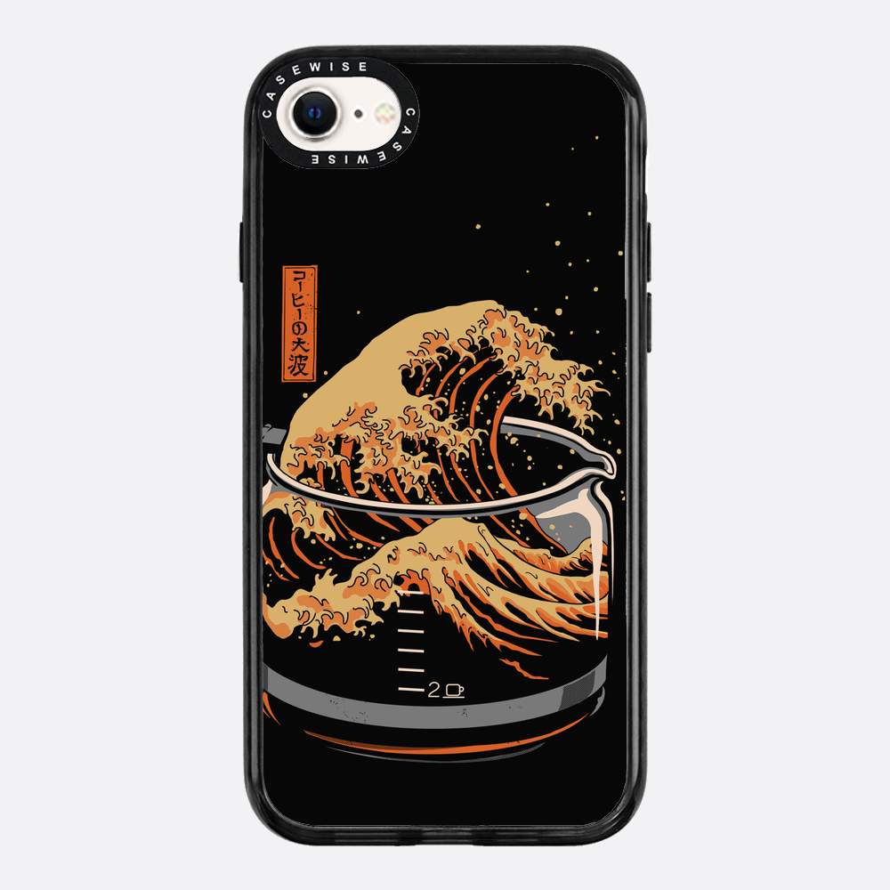 the great wave of coffee - Etui