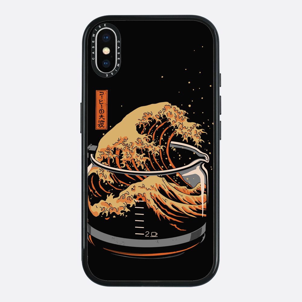 the great wave of coffee - Etui