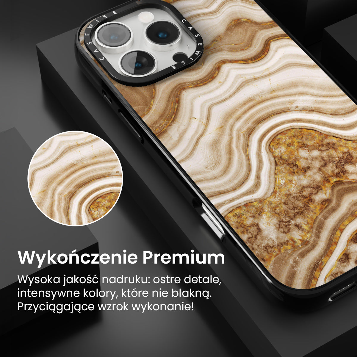 Golden Agate Texture 08 - Etui