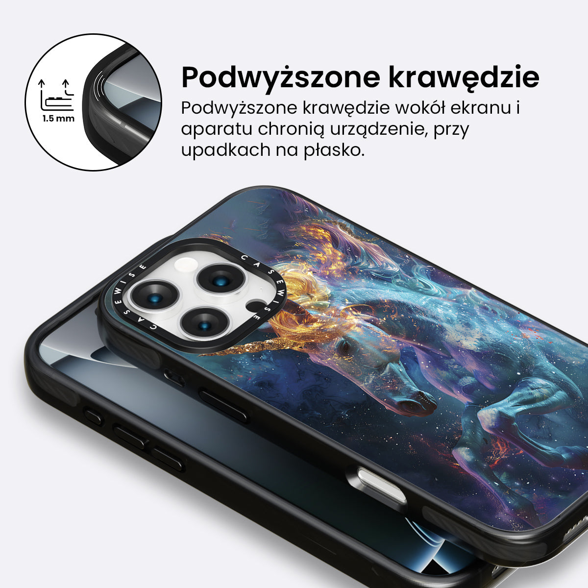 Cosmic Fire Unicorn - Etui