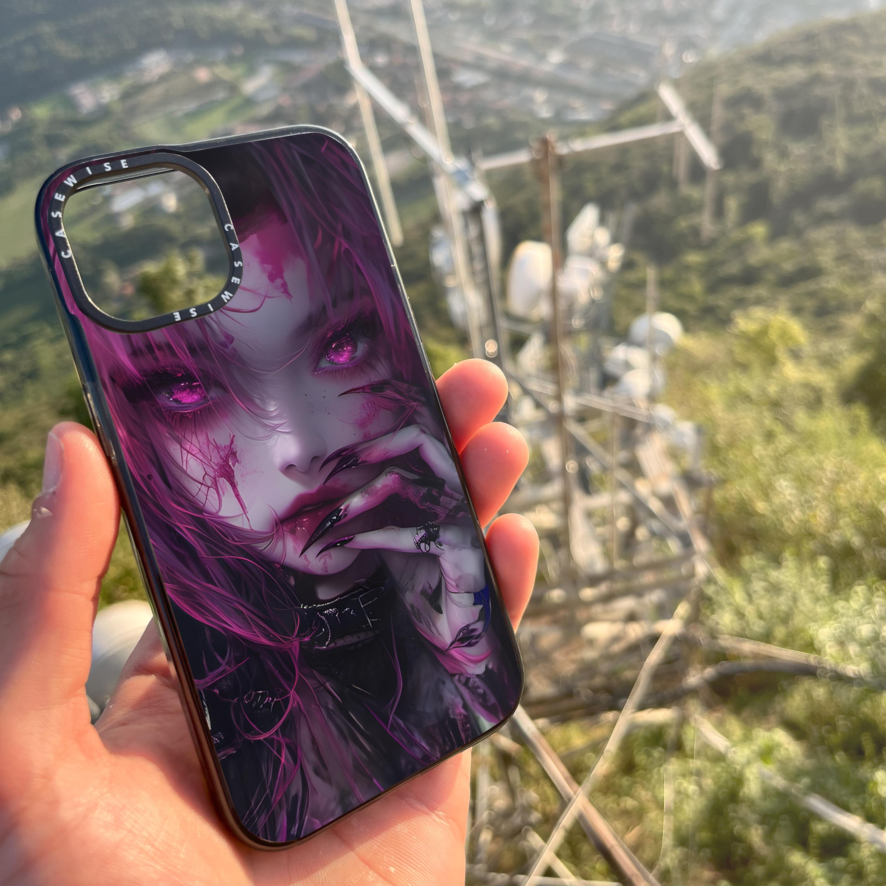 Pink Zombie Girl - Etui