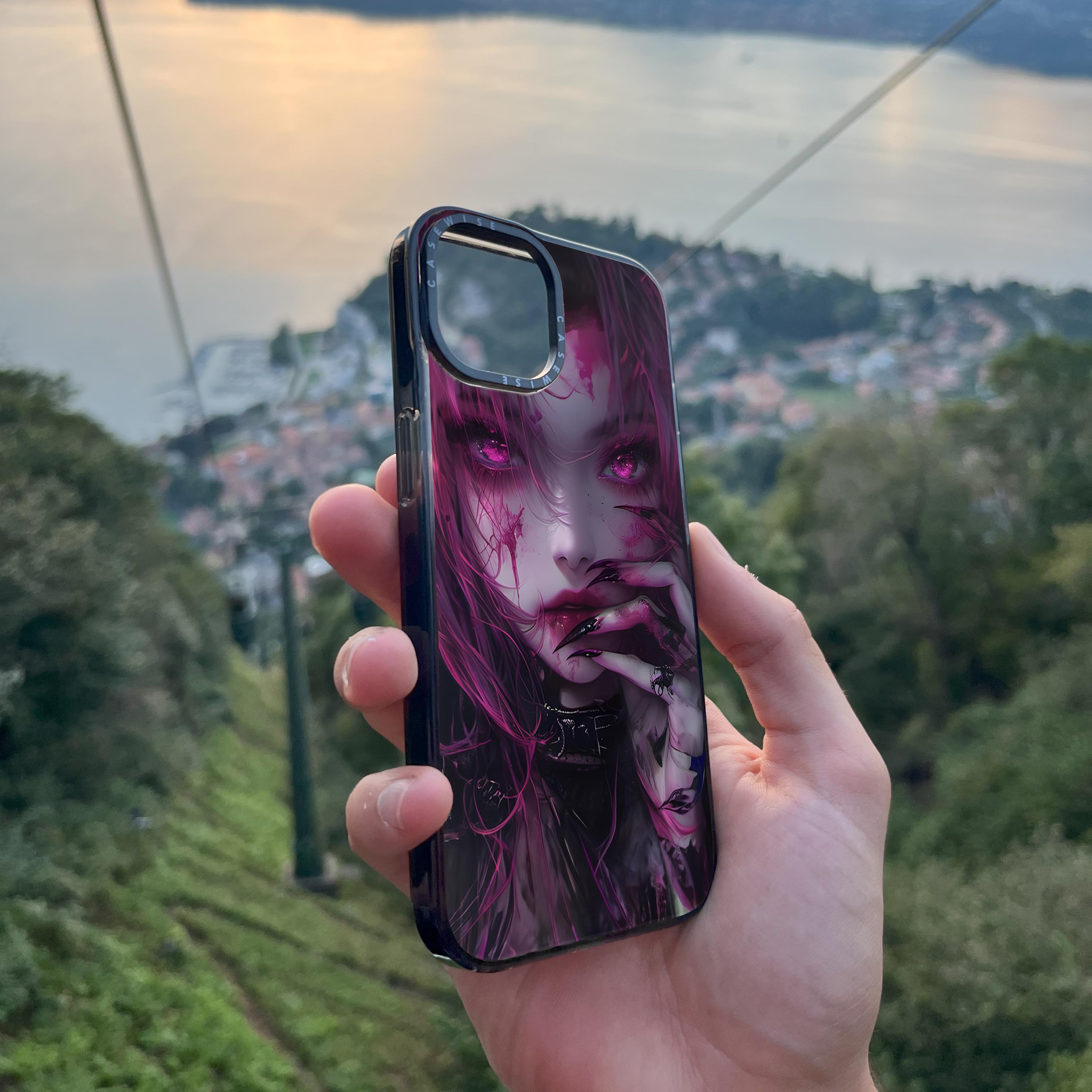 Pink Zombie Girl - Etui