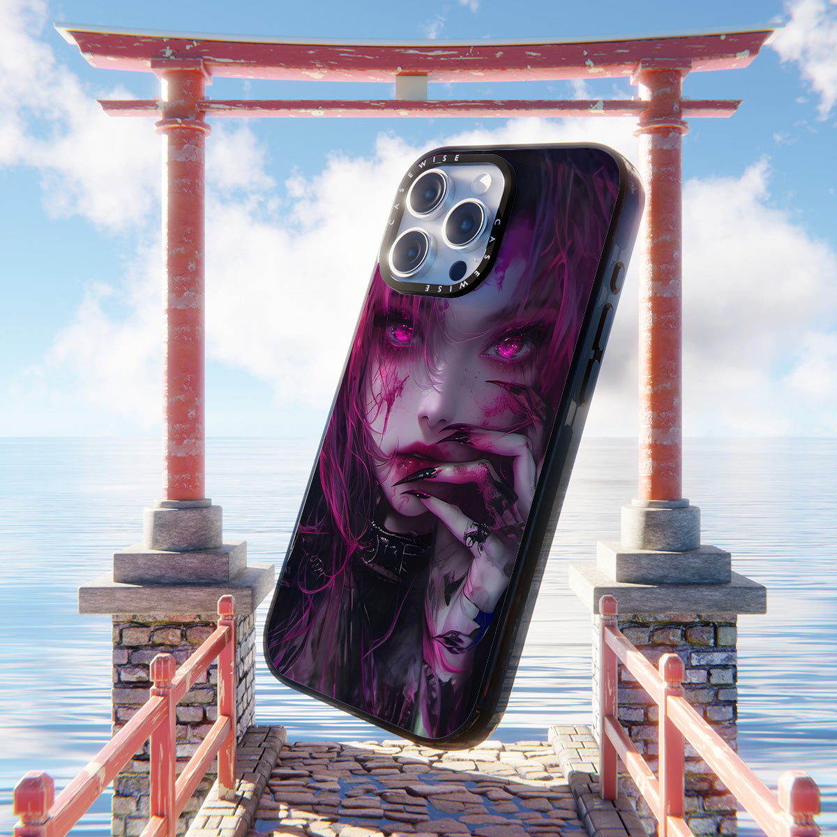 Pink Zombie Girl - Etui