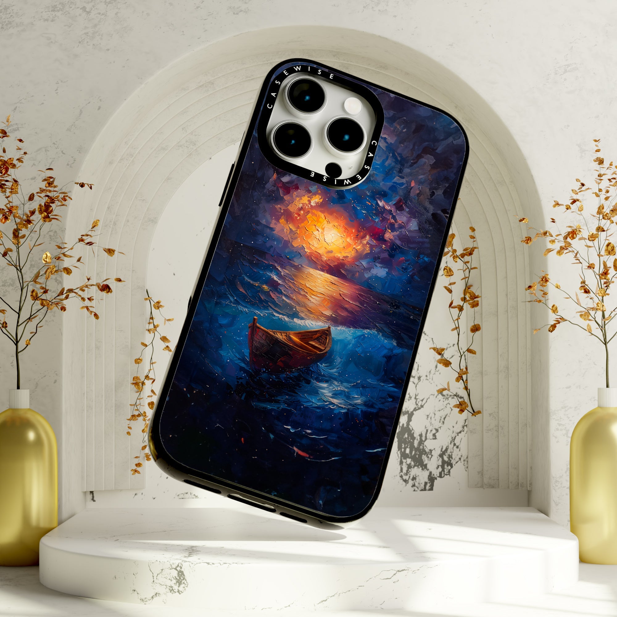 Floating Boat Ocean - Etui