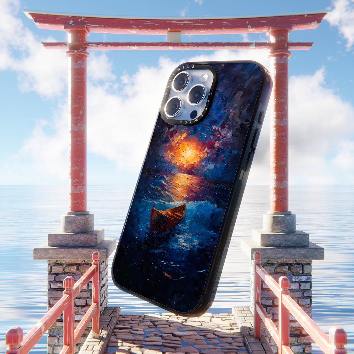 Floating Boat Ocean - Etui