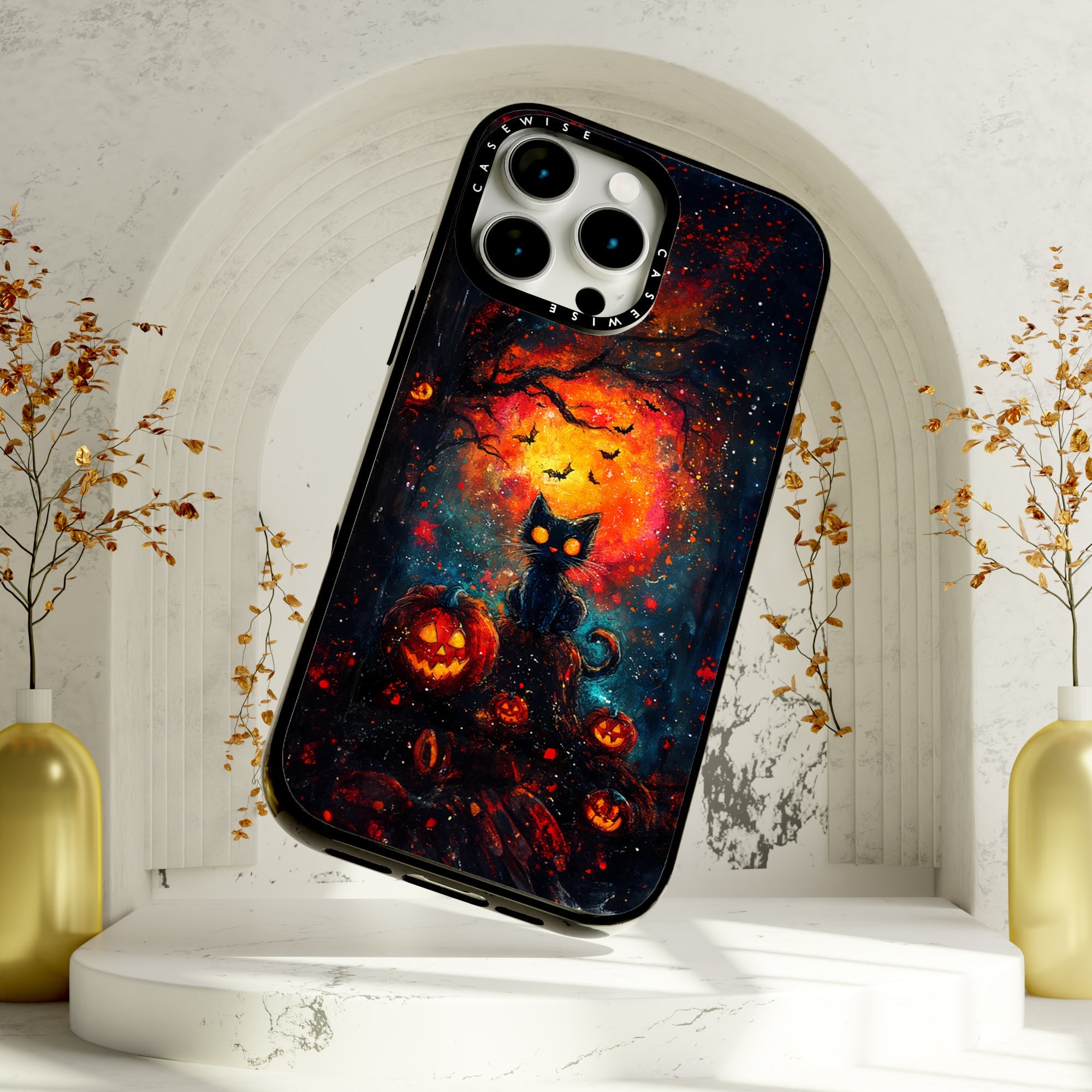 Halloween Forest Cat - Etui
