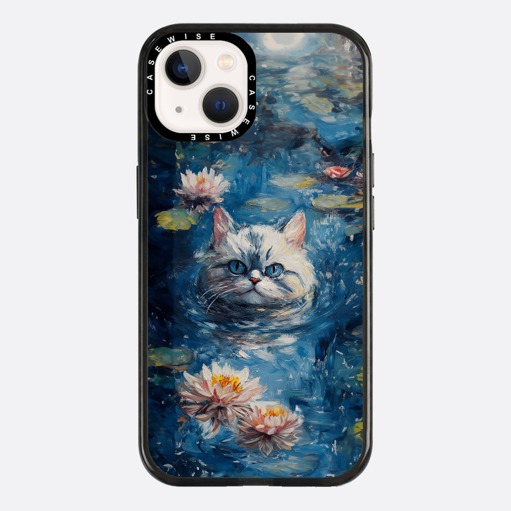 White Pond Cat - Etui