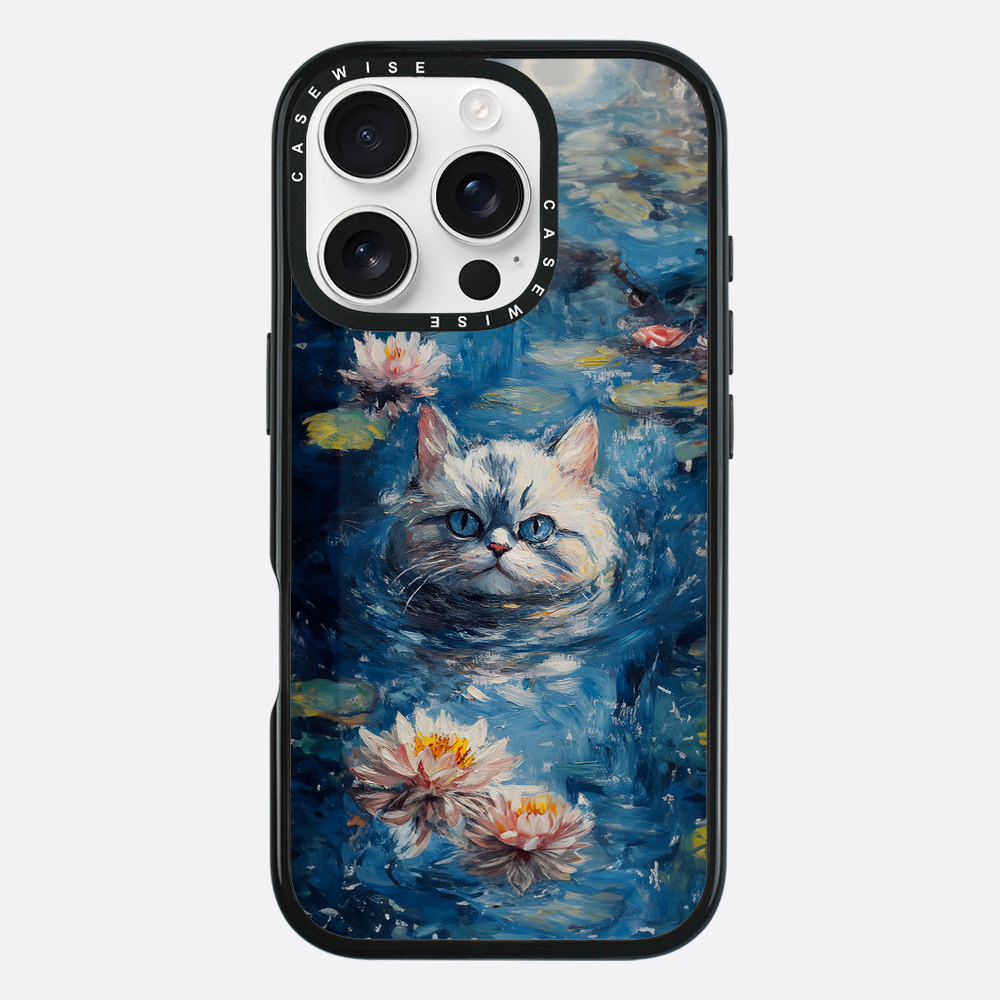 White Pond Cat - Etui