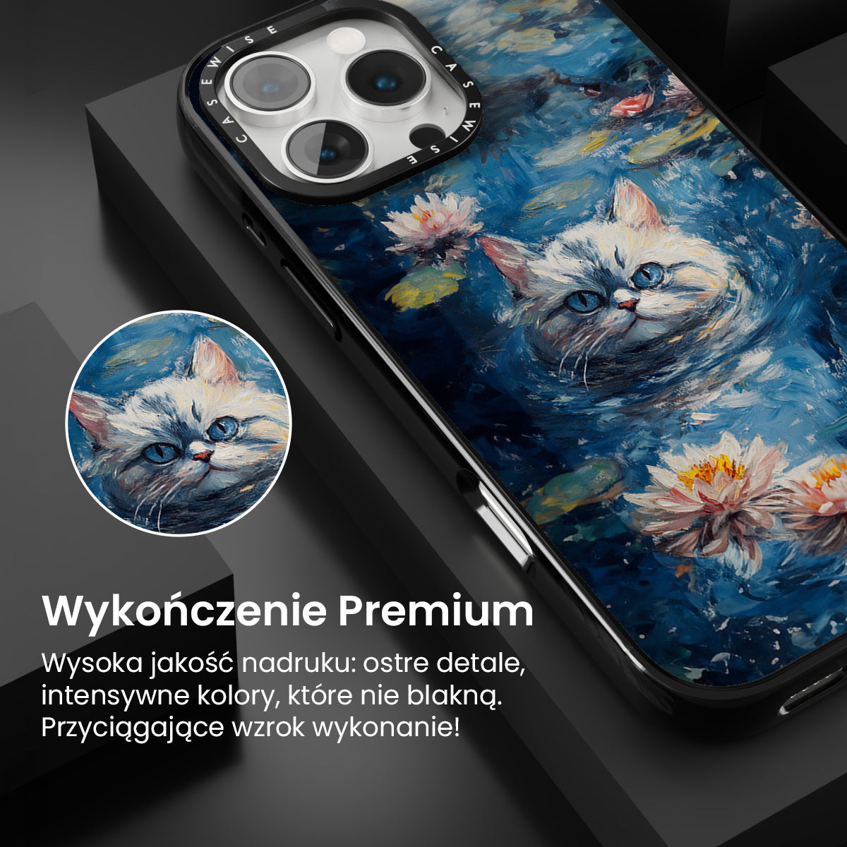 White Pond Cat - Etui