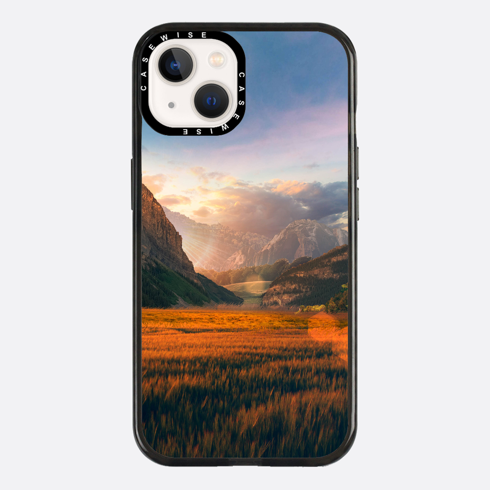 Sunset in the fields - Etui