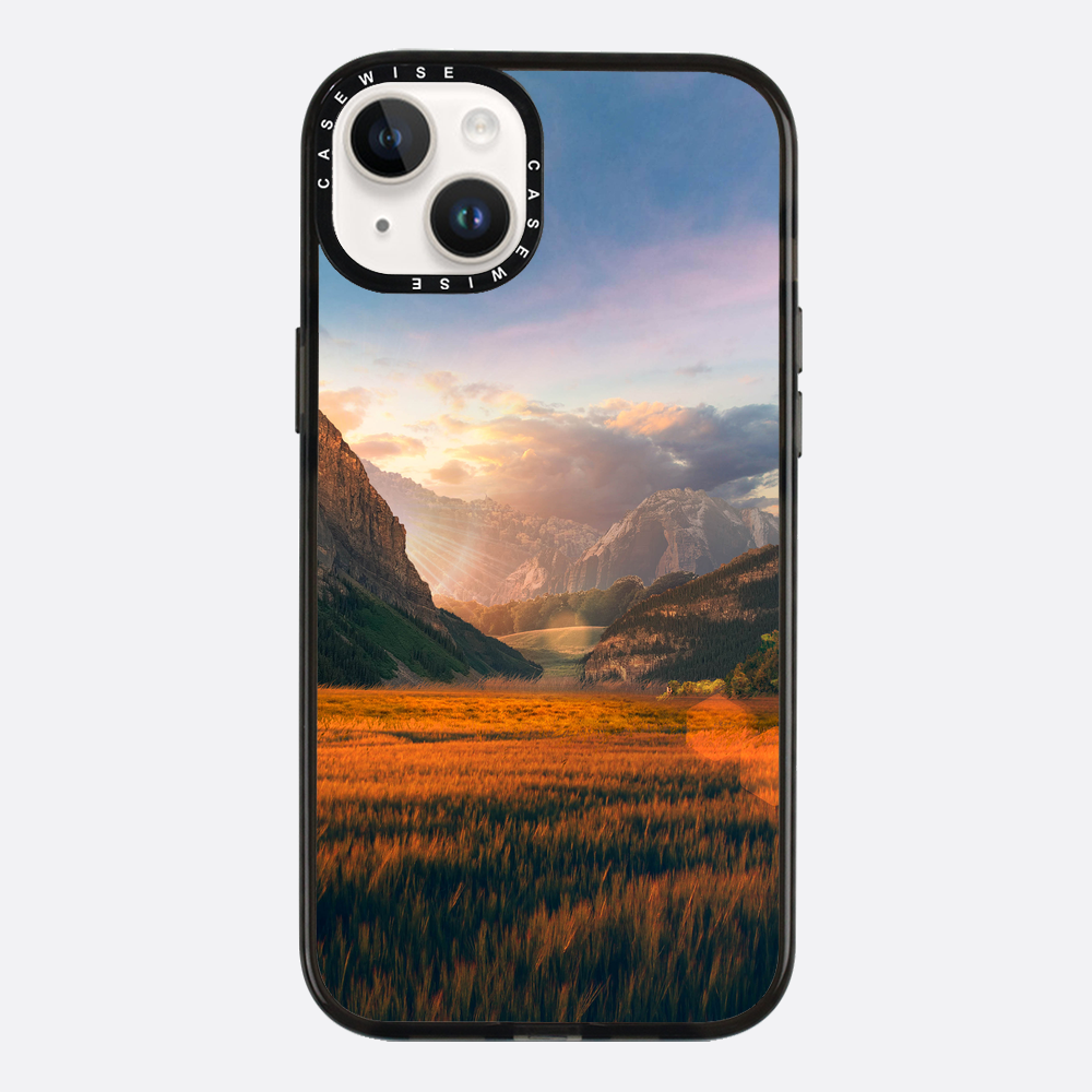 Sunset in the fields - Etui
