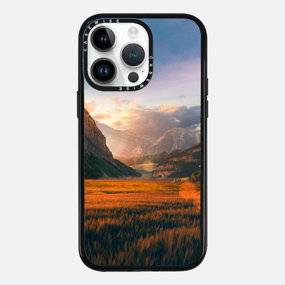 Sunset in the fields - Etui