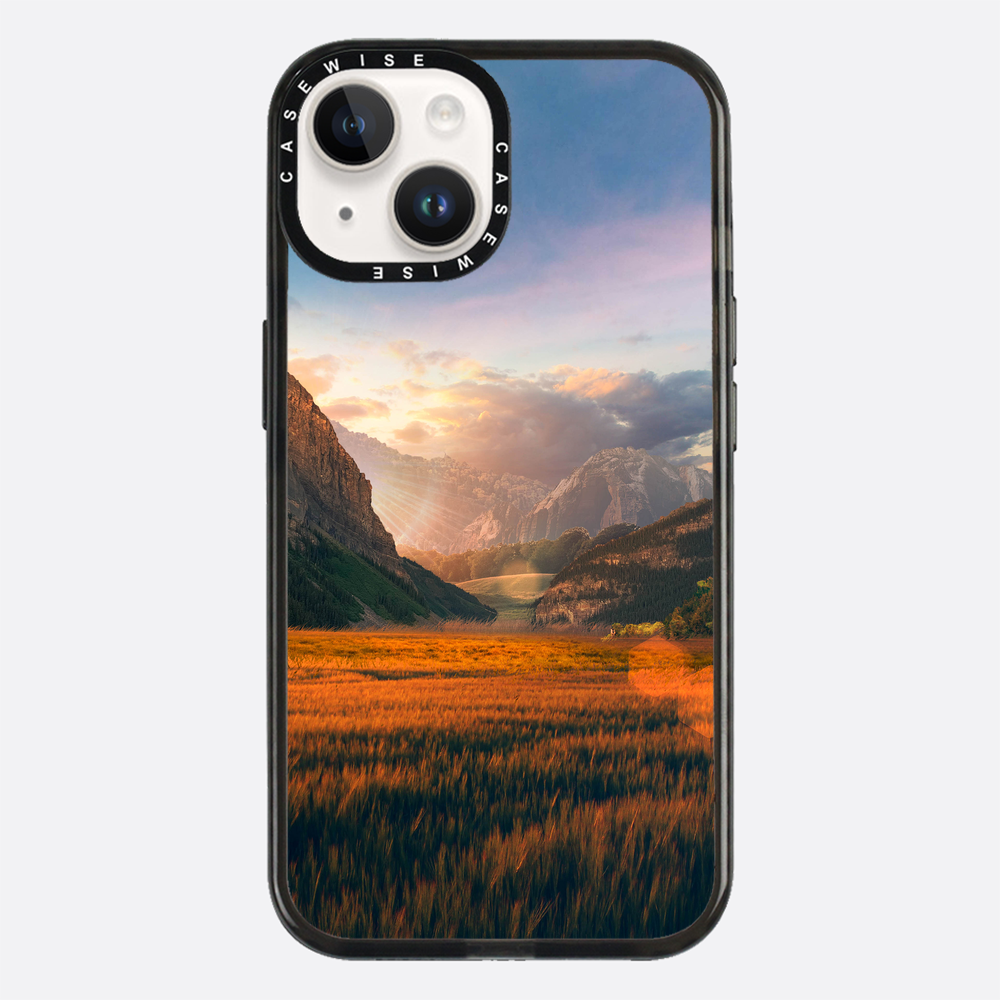 Sunset in the fields - Etui