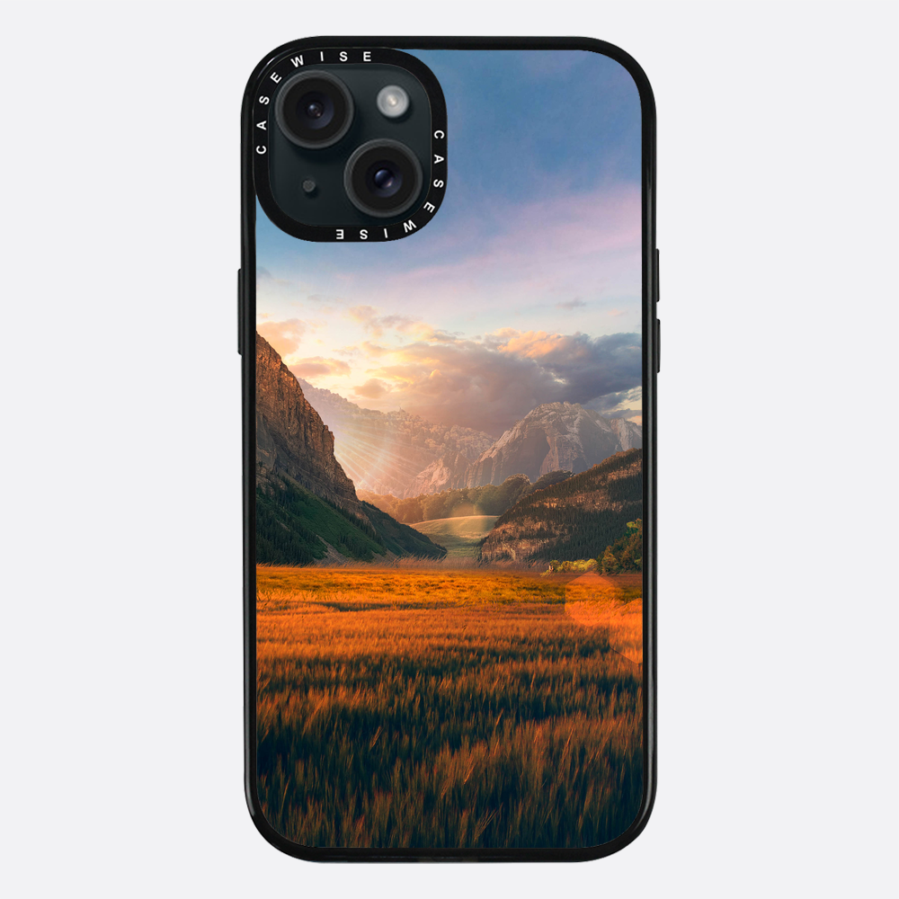 Sunset in the fields - Etui