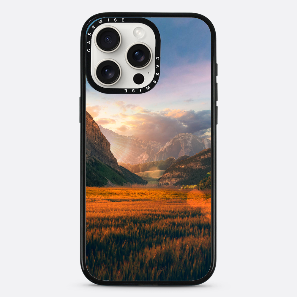 Sunset in the fields - Etui
