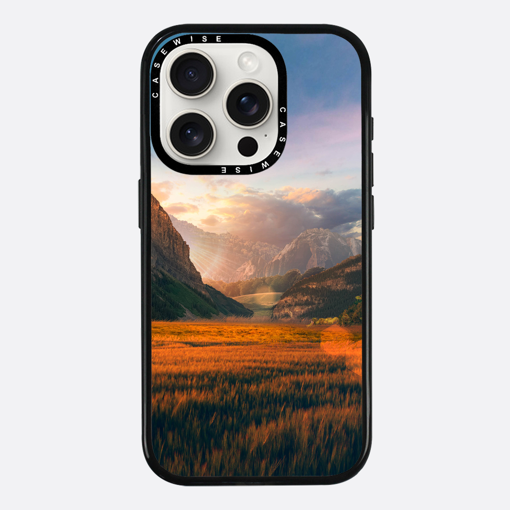 Sunset in the fields - Etui