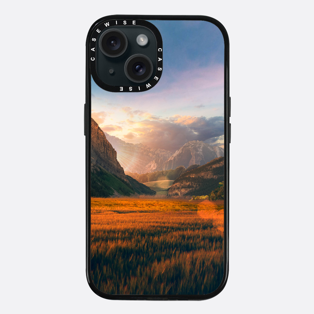 Sunset in the fields - Etui