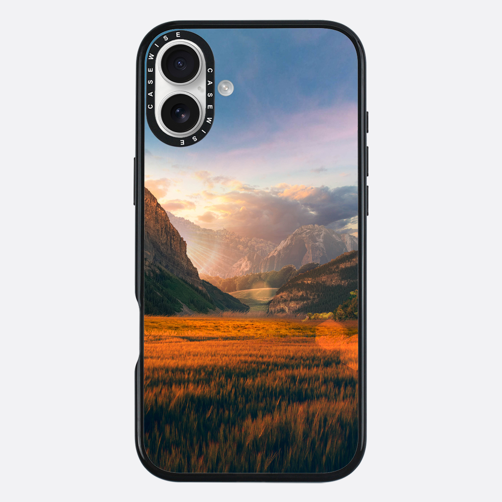 Sunset in the fields - Etui