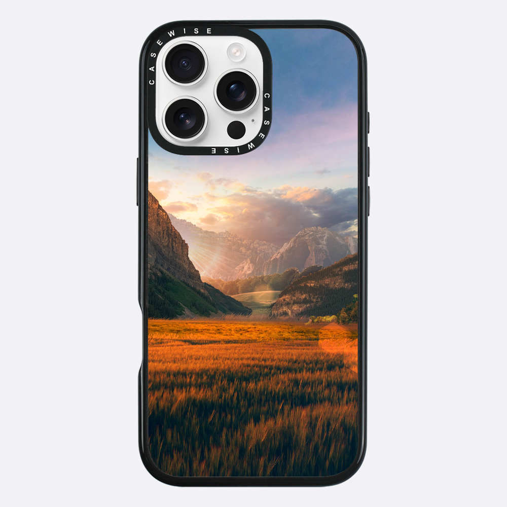 Sunset in the fields - Etui