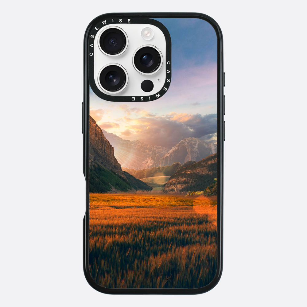 Sunset in the fields - Etui