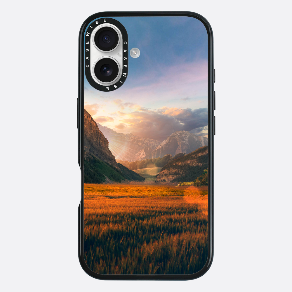 Sunset in the fields - Etui