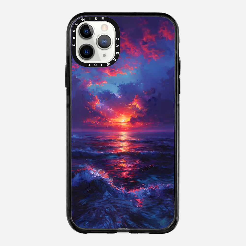 Midnight Sunset Ocean - Etui