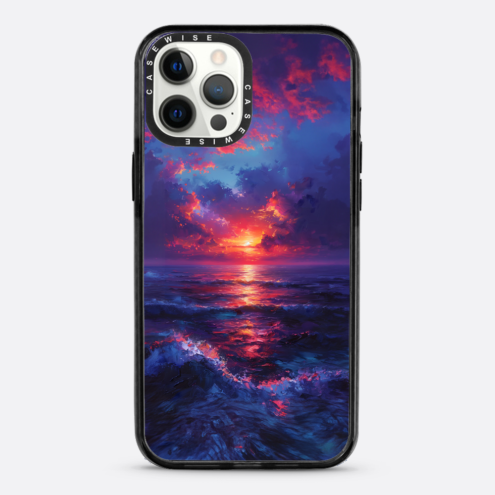 Midnight Sunset Ocean - Etui