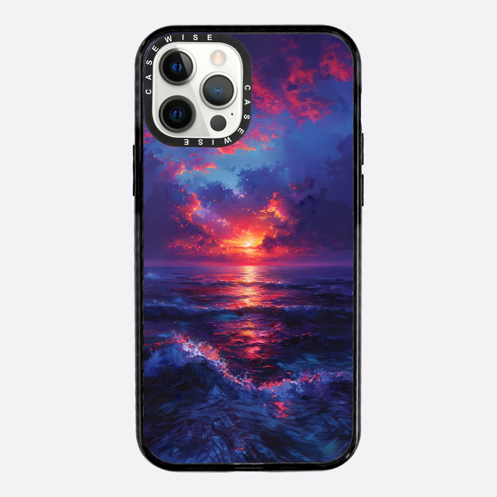 Midnight Sunset Ocean - Etui