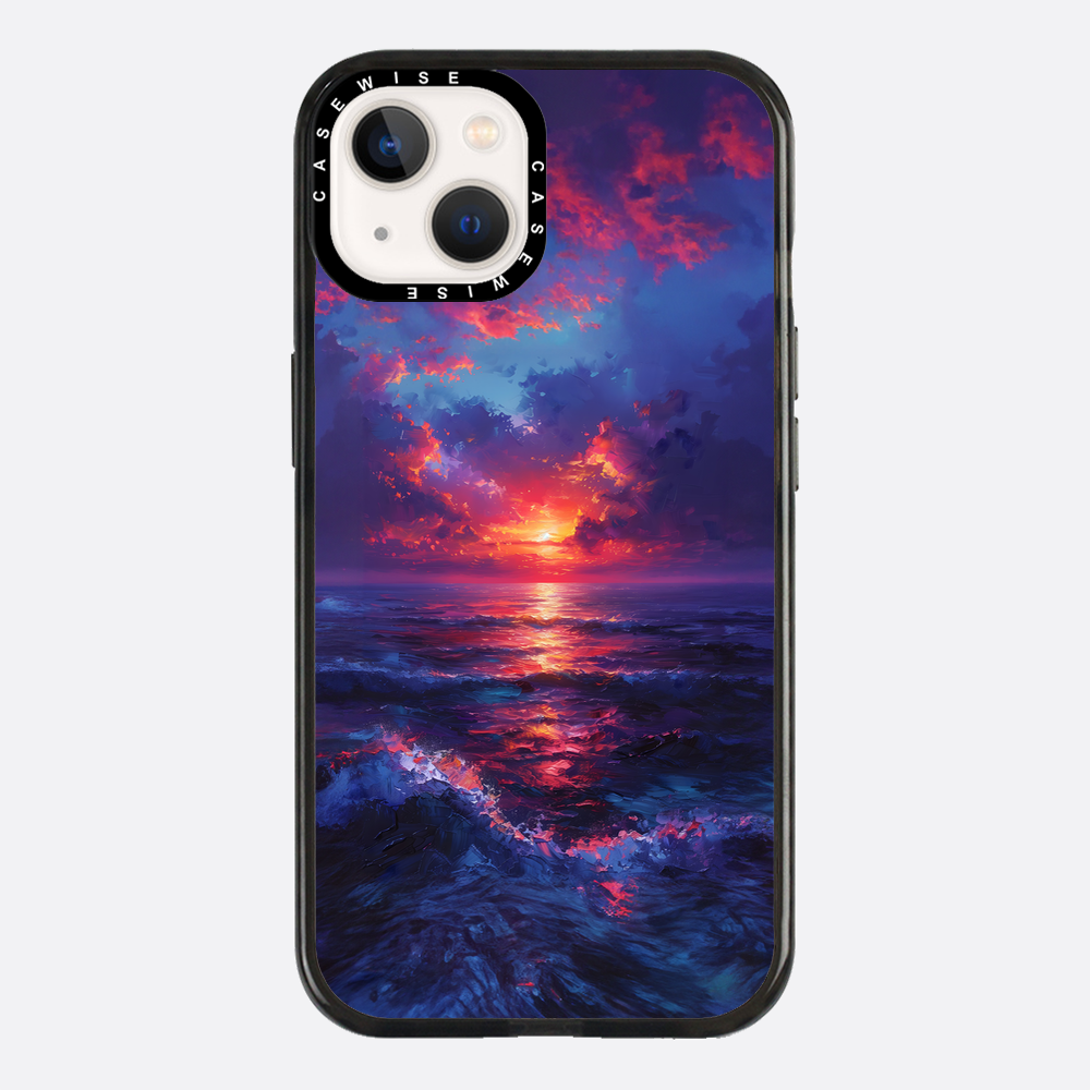 Midnight Sunset Ocean - Etui