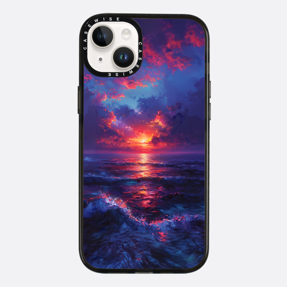 Midnight Sunset Ocean - Etui