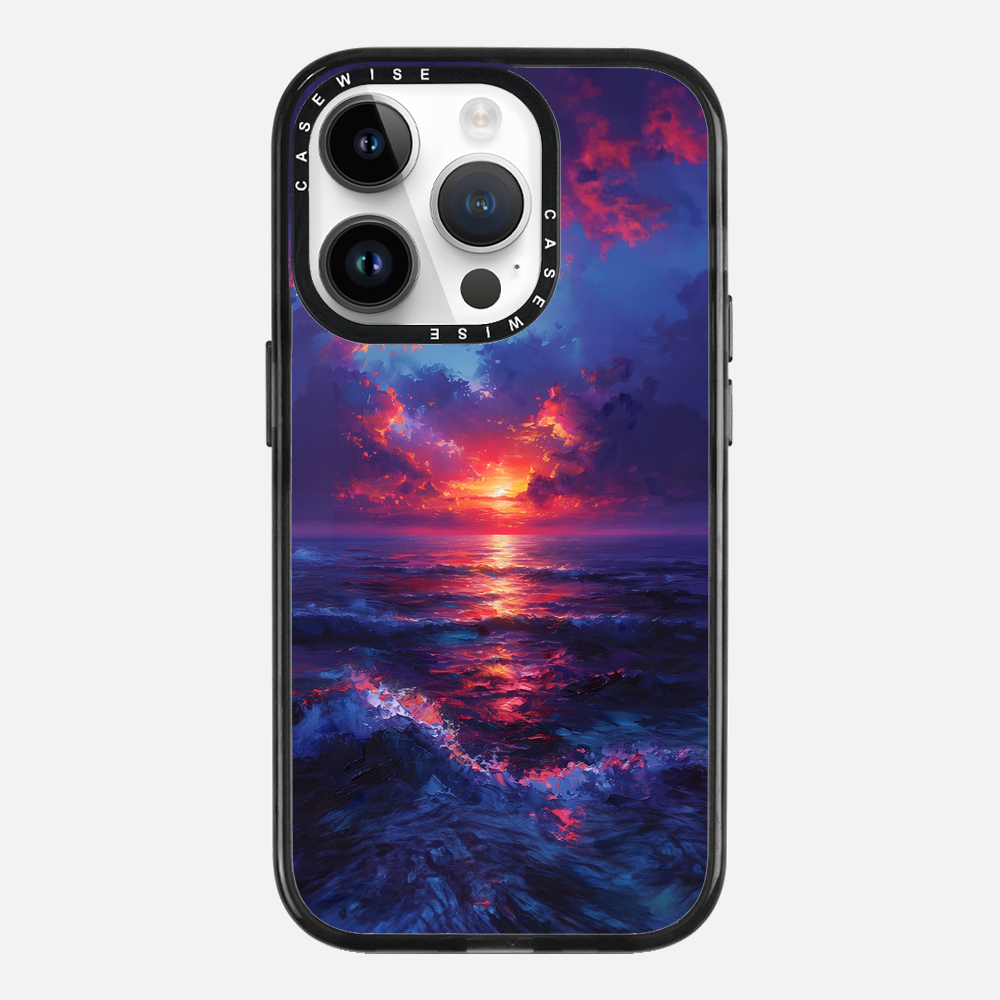 Midnight Sunset Ocean - Etui