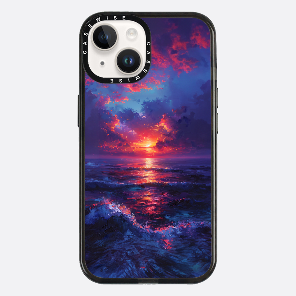 Midnight Sunset Ocean - Etui