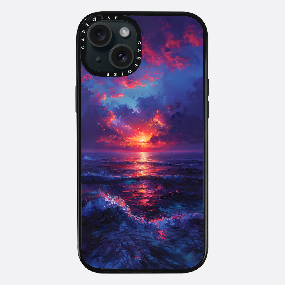 Midnight Sunset Ocean - Etui
