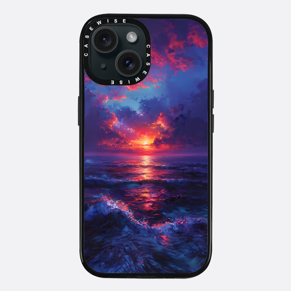 Midnight Sunset Ocean - Etui