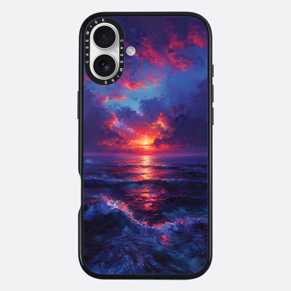 Midnight Sunset Ocean - Etui