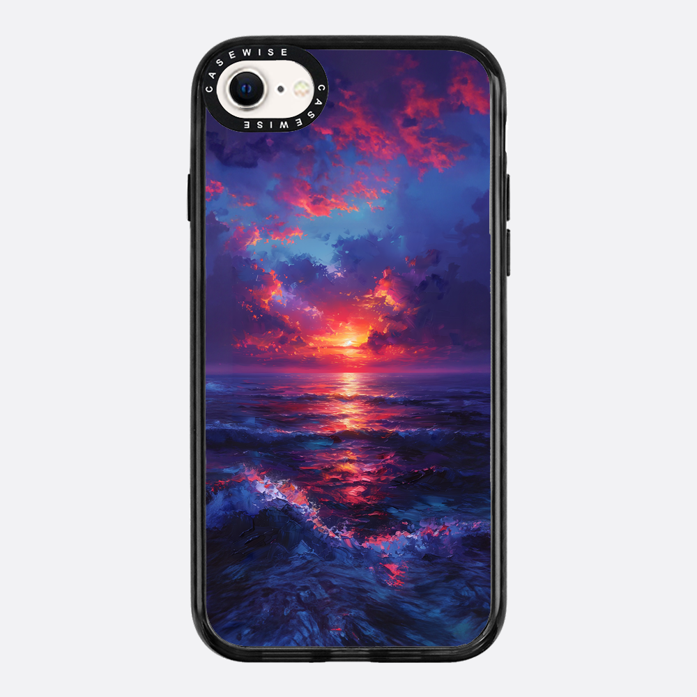 Midnight Sunset Ocean - Etui