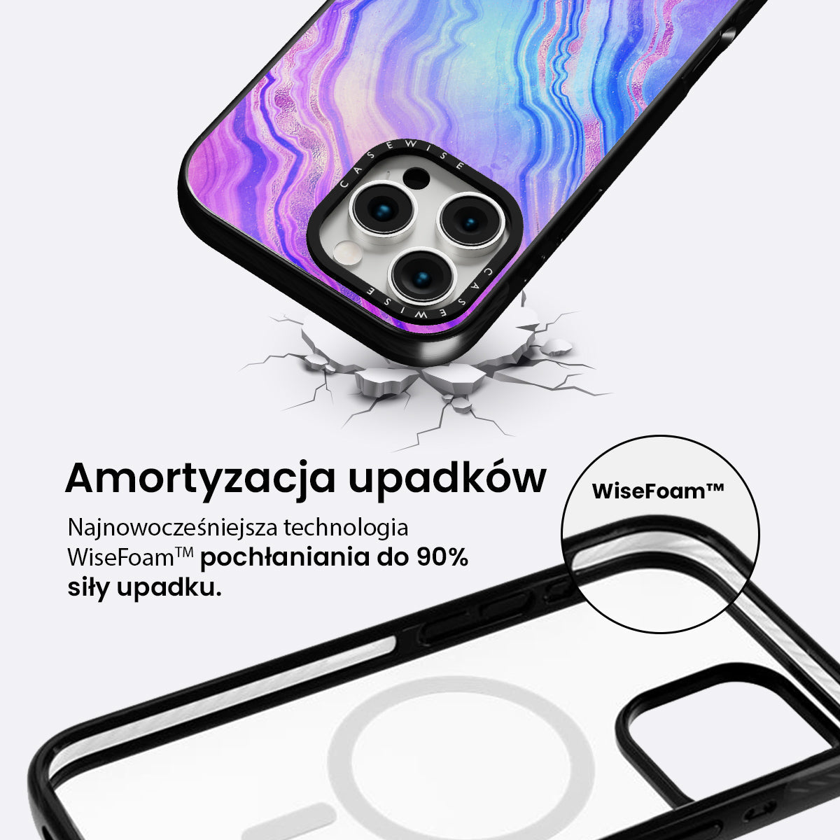 Neon Agate Texture 07 - Etui
