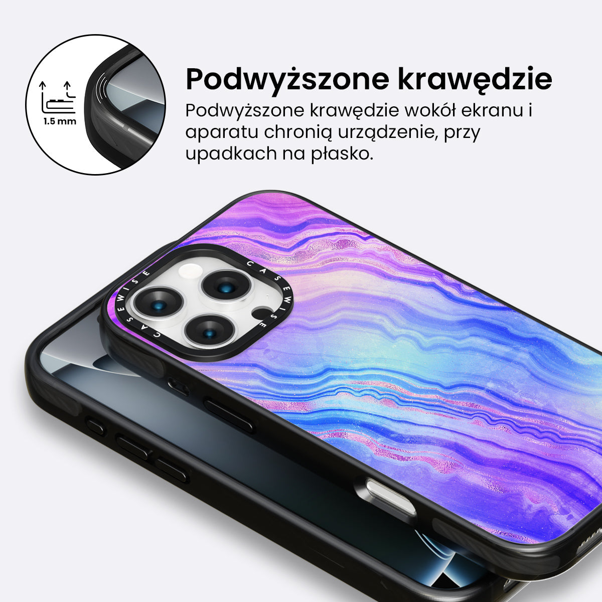Neon Agate Texture 07 - Etui
