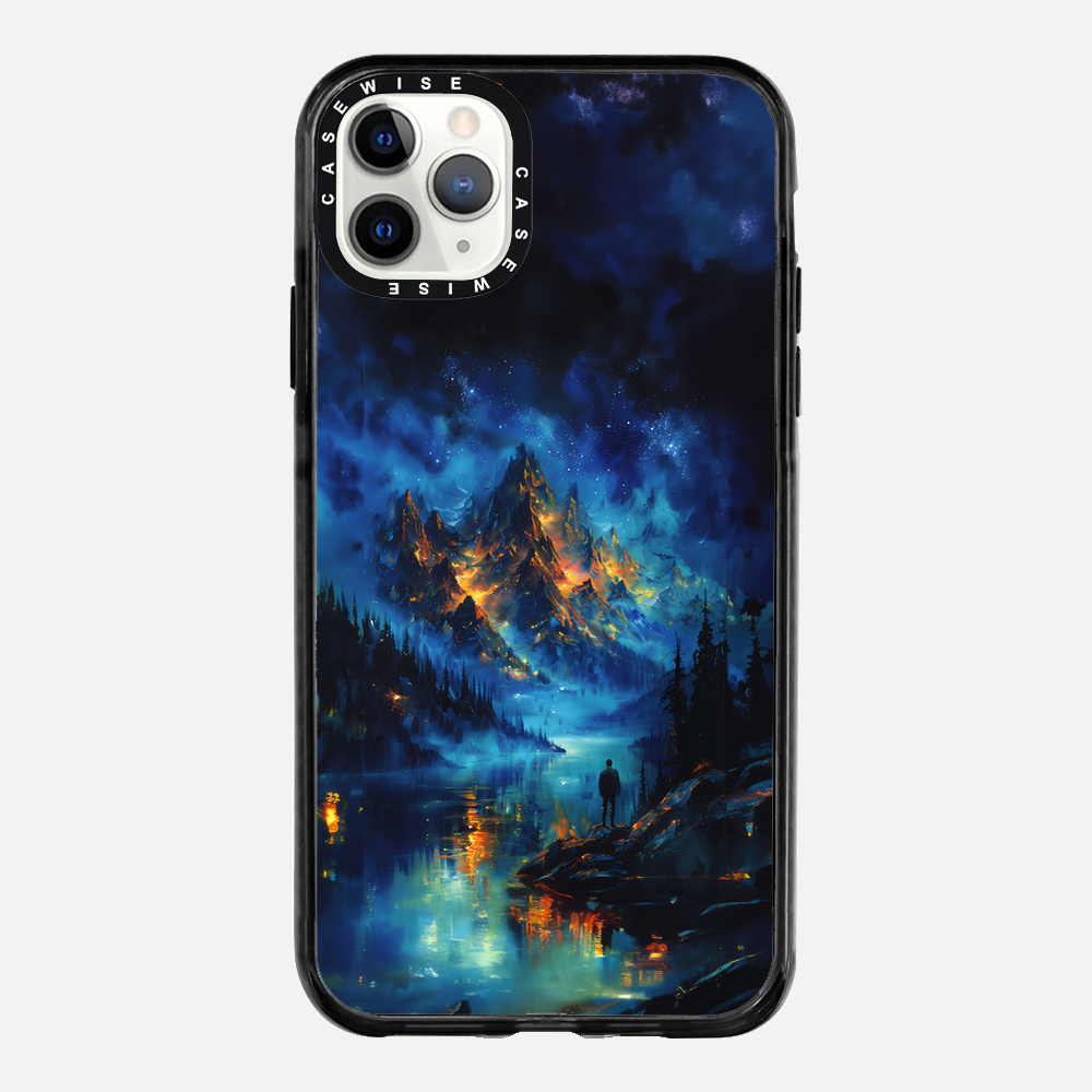 Misty Golden Veined Mountains - Etui