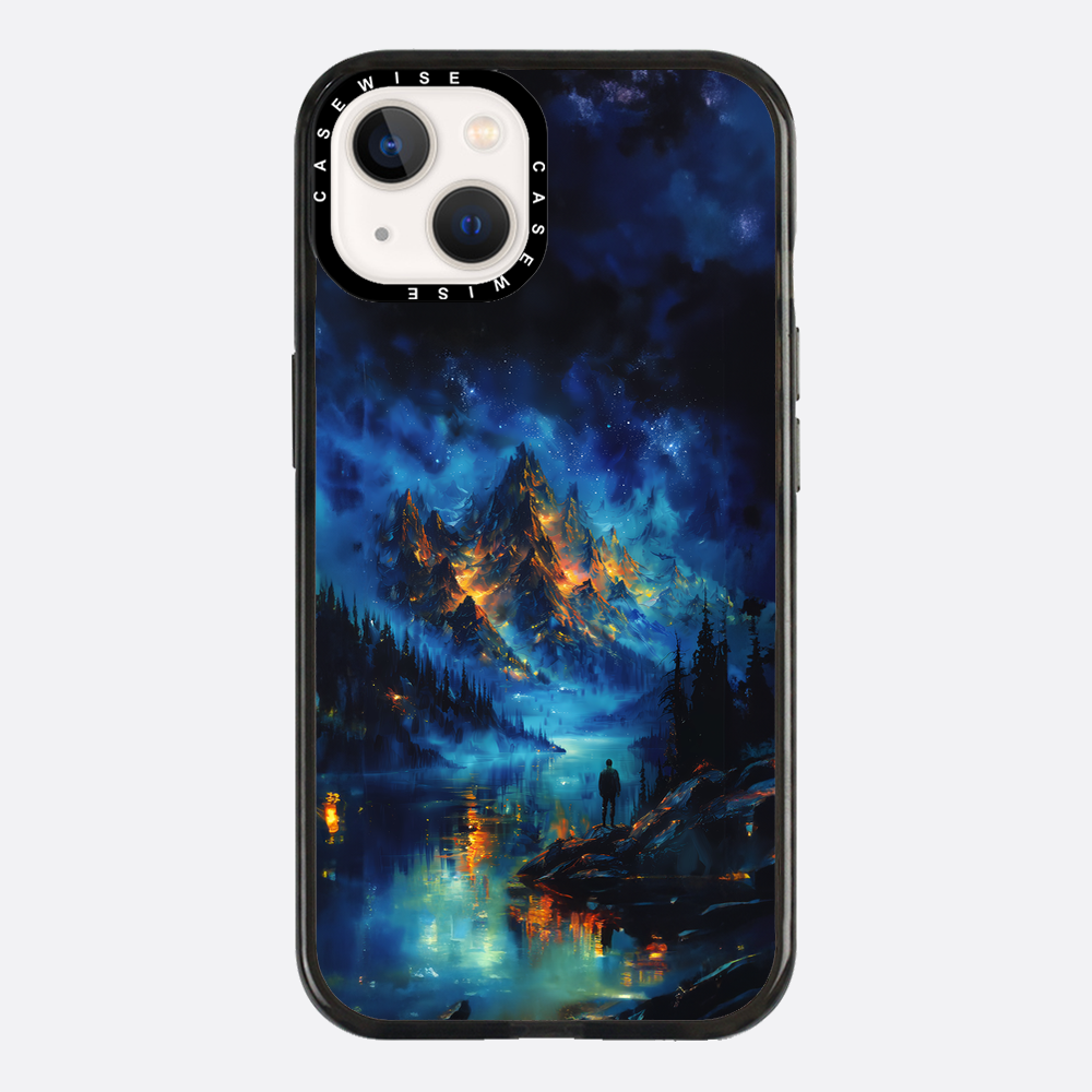 Misty Golden Veined Mountains - Etui