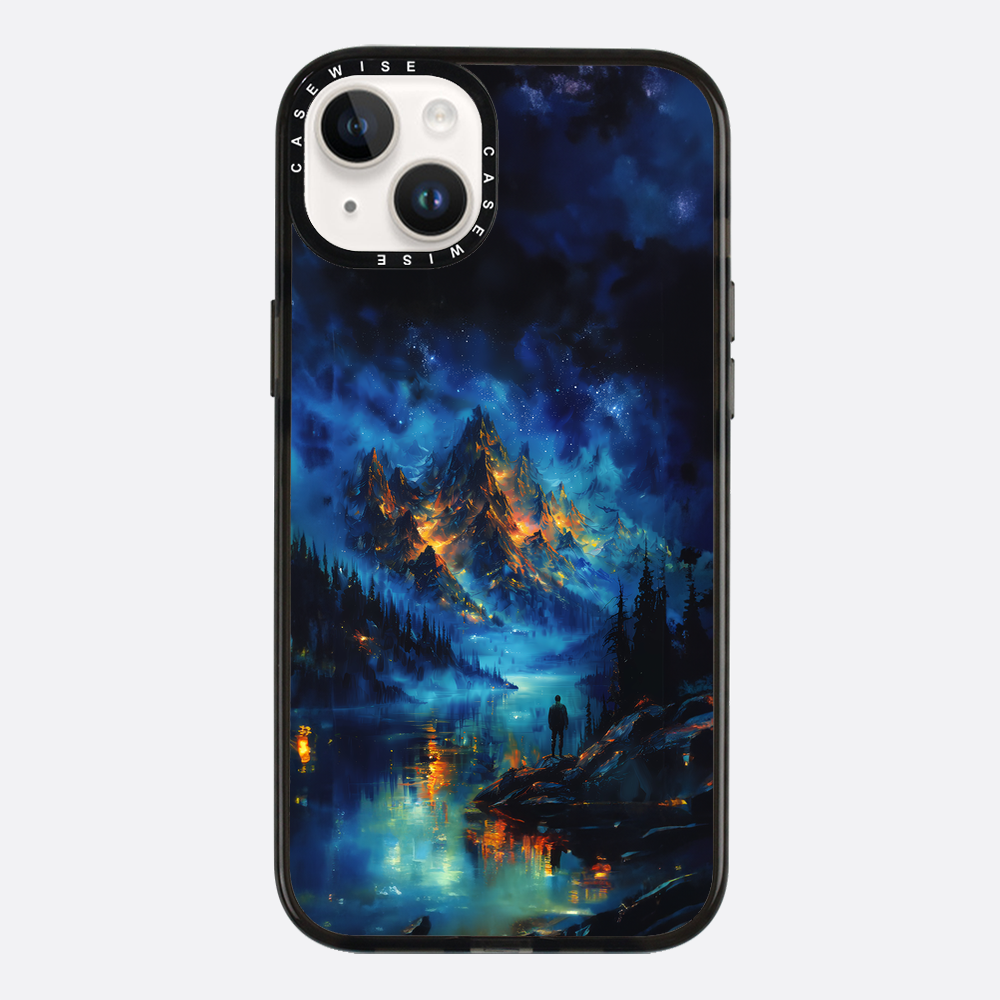 Misty Golden Veined Mountains - Etui