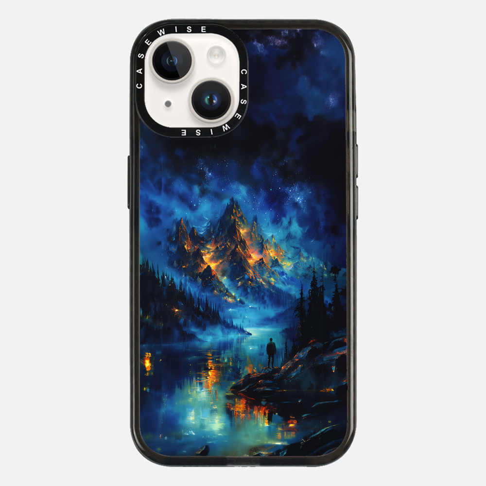 Misty Golden Veined Mountains - Etui
