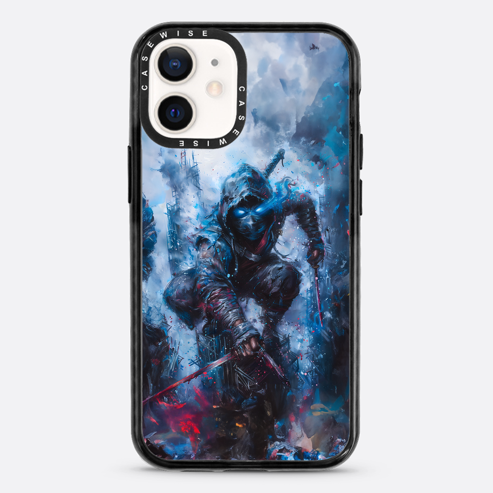 Ninja Samurai in Blue Fog - Etui
