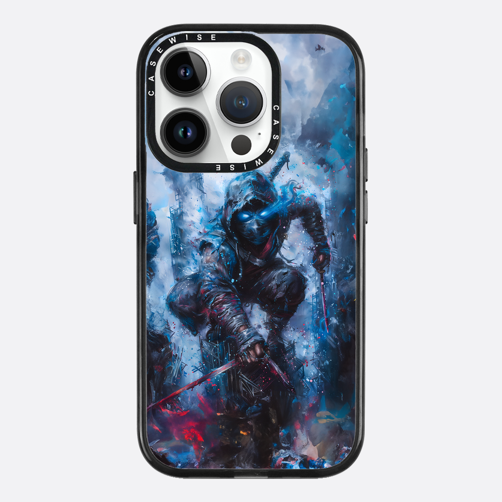 Ninja Samurai in Blue Fog - Etui