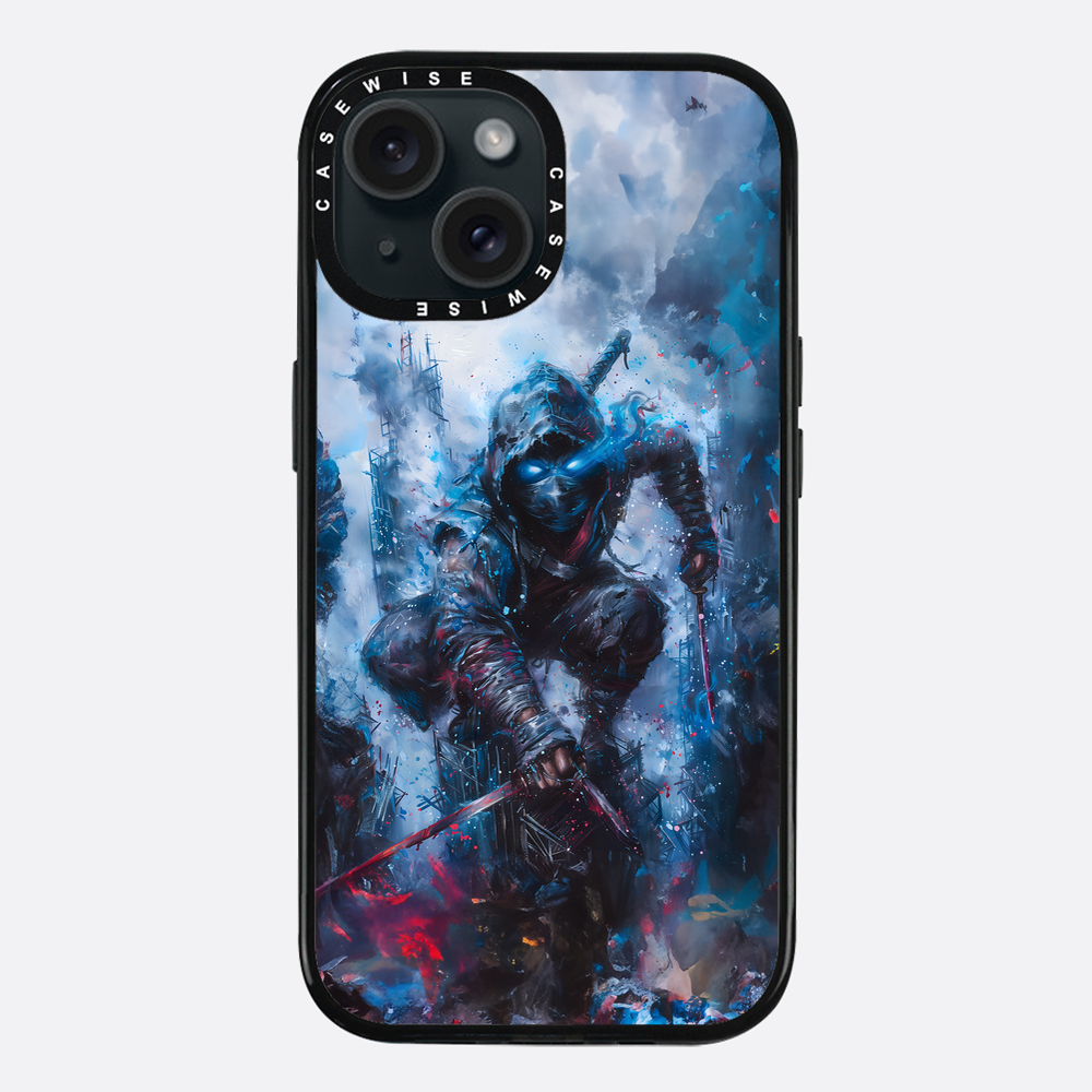 Ninja Samurai in Blue Fog - Etui