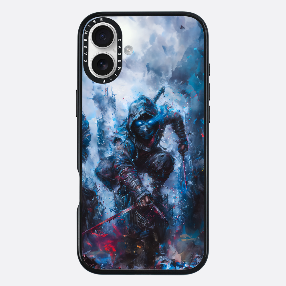 Ninja Samurai in Blue Fog - Etui