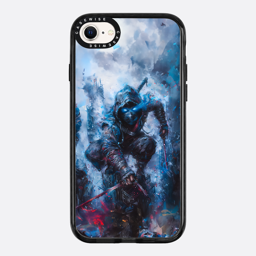 Ninja Samurai in Blue Fog - Etui