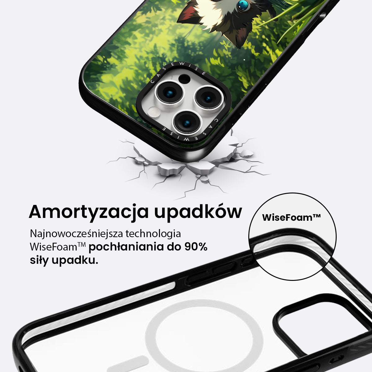 Cute Cat with Frog - Etui