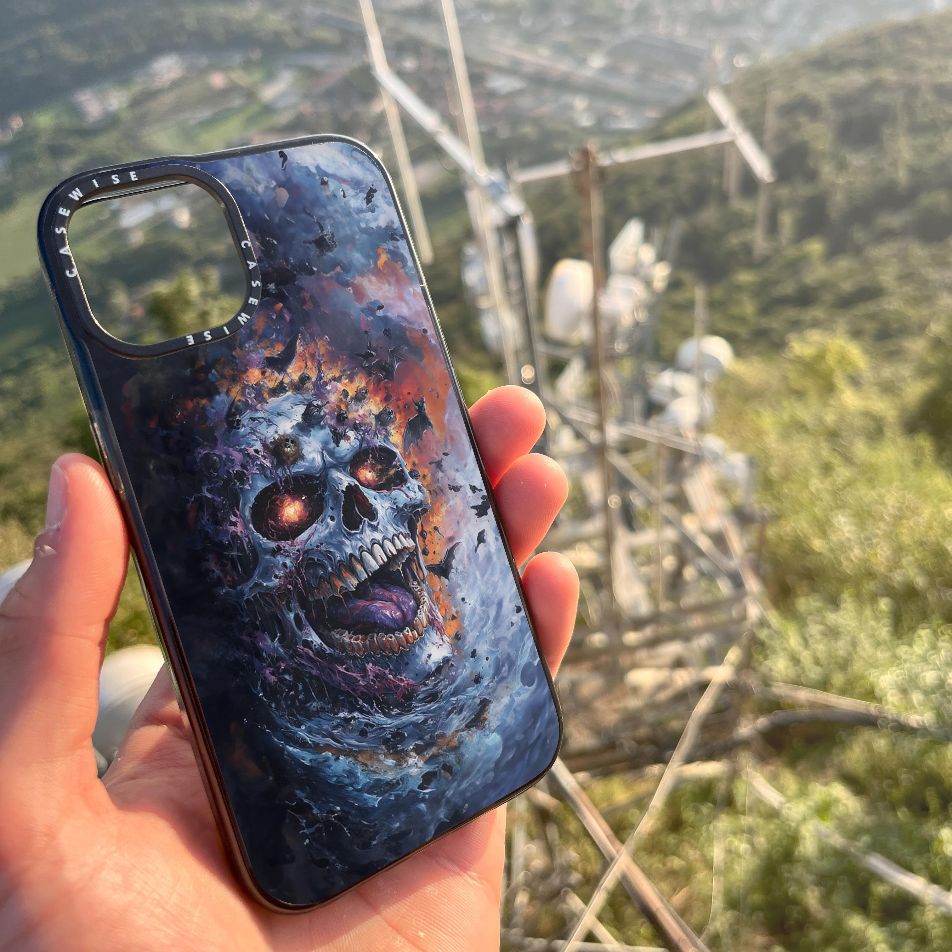 Screaming Skull - Etui